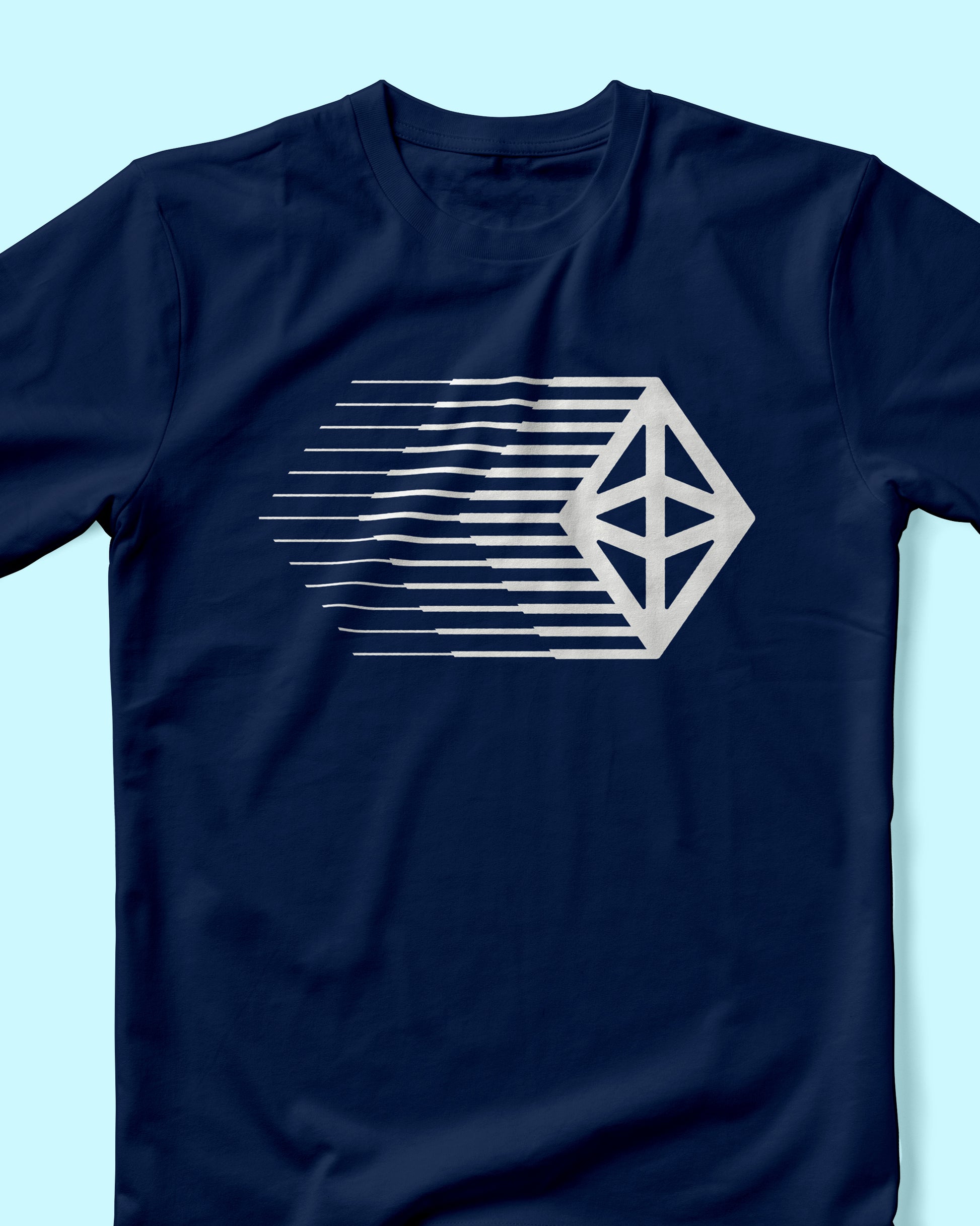 Prisma Dash t-shirt in twilight, neurodivergent apparel for ADHD and autistic adults